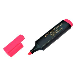 Resaltador Faber Castell Rosado