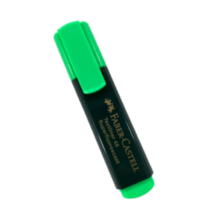 Resaltador Faber Castell Verde