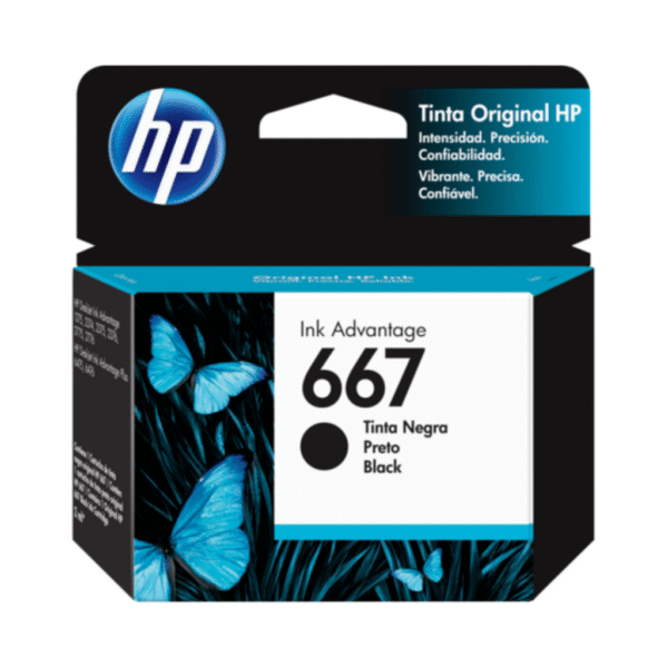 Cartucho hp Original 667 Negro