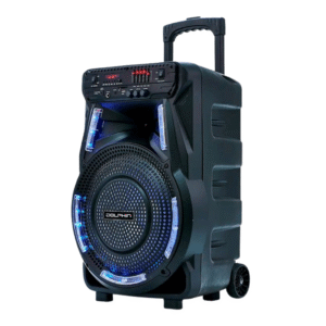 Bocina Bluetooth Dolphin SP-17RBT Trolley 15" con Micrófono 80 RMS Negro